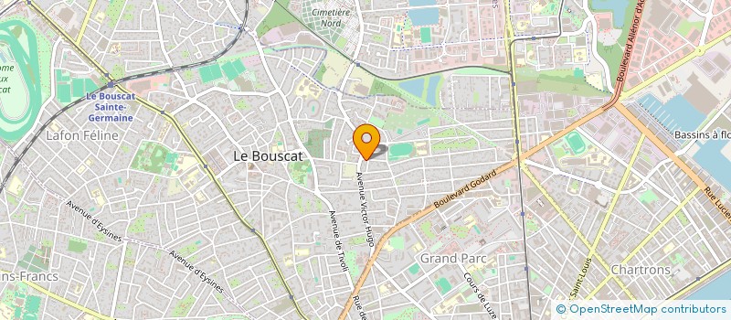 localisation de l'entreprise MONSIEUR CHRISTOPHE GUINIER à LE BOUSCAT