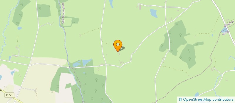 localisation de l'entreprise MONSIEUR CHRISTOPHE GUIOT  THIEL-SUR-ACOLIN