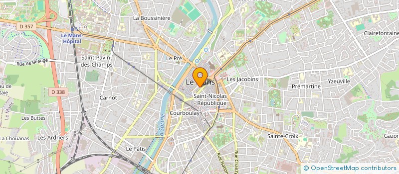 localisation de l'entreprise MONSIEUR CHRISTOPHE GUIRAULT  LE MANS