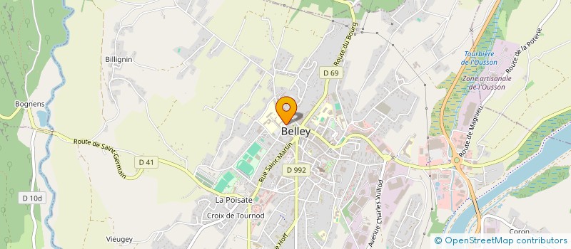 localisation de l'entreprise MONSIEUR CHRISTOPHE GUSMEROLI  BELLEY