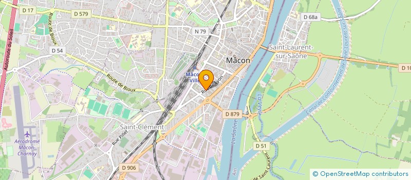 localisation de l'entreprise MONSIEUR CHRISTOPHE GUYON à MACON