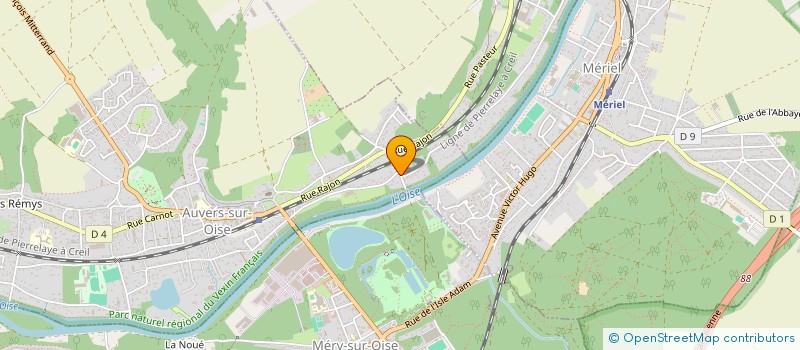 localisation de l'entreprise MONSIEUR CHRISTOPHE HAAS  AUVERS-SUR-OISE