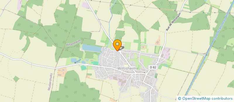 localisation de l'entreprise MONSIEUR CHRISTOPHE HABLITZEL  WITTISHEIM