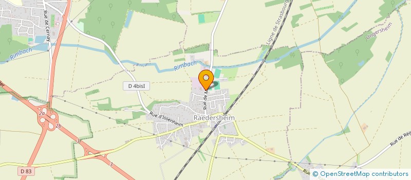localisation de l'entreprise MONSIEUR CHRISTOPHE HAENNI  RAEDERSHEIM