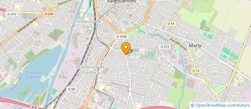 localisation de l'entreprise MONSIEUR CHRISTOPHE HALS à VALENCIENNES