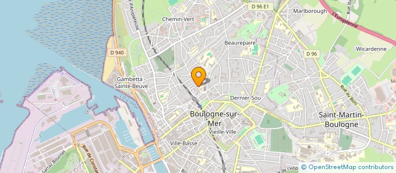 localisation de l'entreprise MONSIEUR CHRISTOPHE HAMELIN à BOULOGNE-SUR-MER