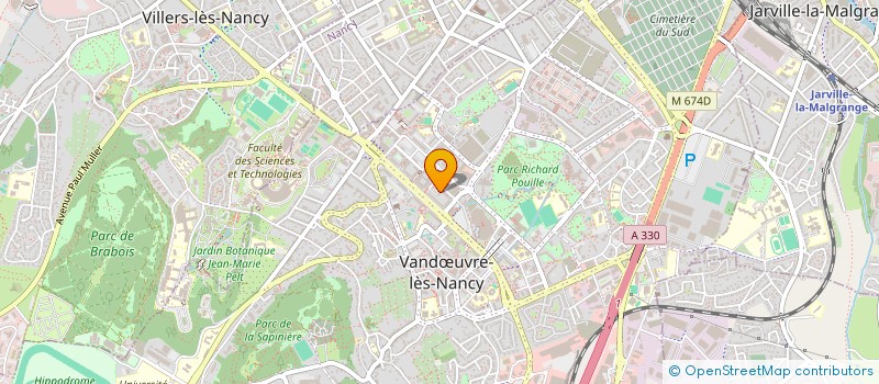 localisation de l'entreprise MONSIEUR CHRISTOPHE HAMMANN  VANDUVRE-LES-NANCY