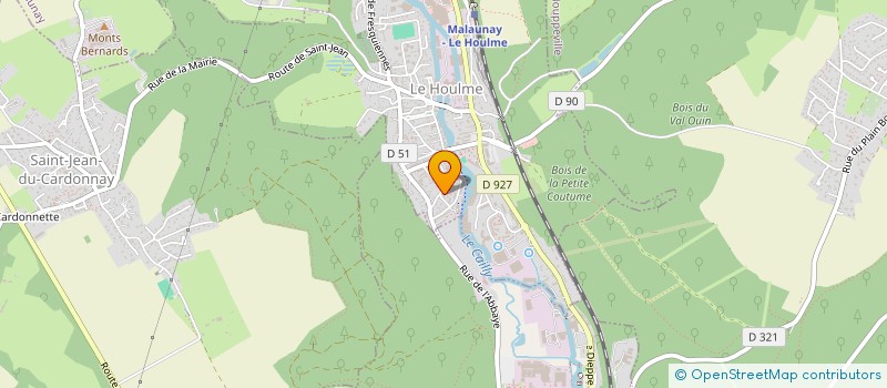 localisation de l'entreprise MONSIEUR CHRISTOPHE HAMON  LE HOULME