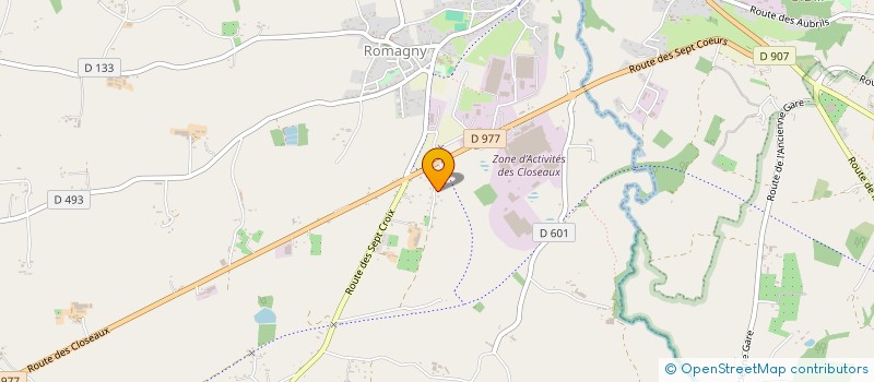 localisation de l'entreprise MONSIEUR CHRISTOPHE HARDY  ROMAGNY FONTENAY