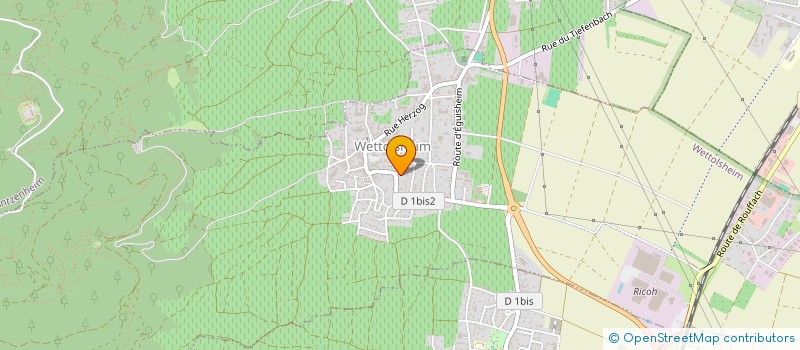 localisation de l'entreprise MONSIEUR CHRISTOPHE HARMAND  WETTOLSHEIM