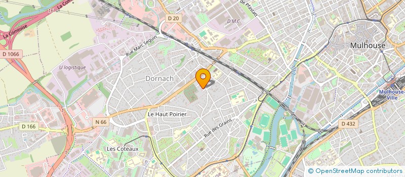 localisation de l'entreprise MONSIEUR CHRISTOPHE HARSTER  MULHOUSE