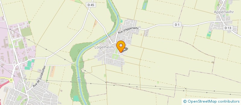 localisation de l'entreprise MONSIEUR CHRISTOPHE HARTMANN  LOGELHEIM