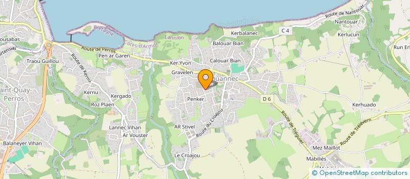 localisation de l'entreprise MONSIEUR CHRISTOPHE HAUQUIERT  LOUANNEC