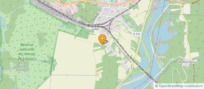 localisation de l'entreprise MONSIEUR CHRISTOPHE HAUTEFEUILLE  CULOZ-BEON