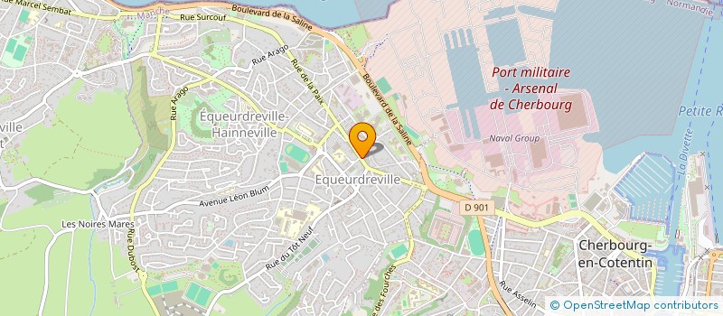 localisation de l'entreprise MONSIEUR CHRISTOPHE HAVARD  CHERBOURG-EN-COTENTIN