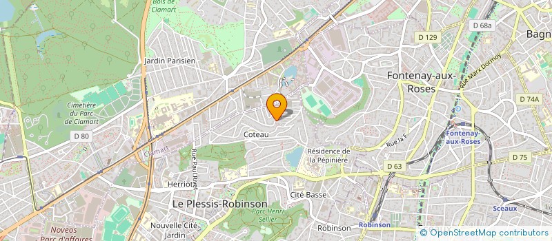 localisation de l'entreprise MONSIEUR CHRISTOPHE HAZEMANN  LE PLESSIS-ROBINSON