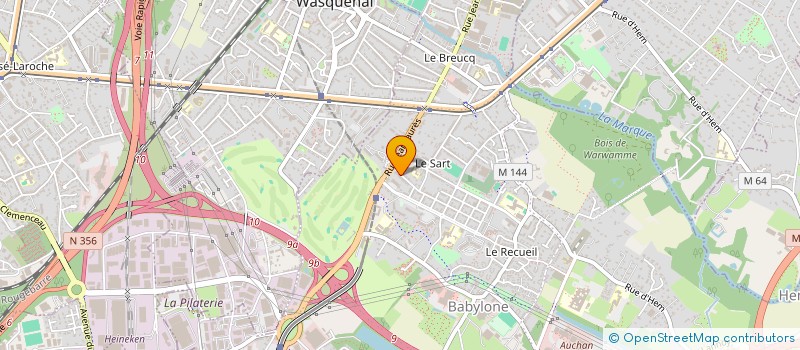 localisation de l'entreprise MONSIEUR CHRISTOPHE HEAULME à VILLENEUVE-D'ASCQ