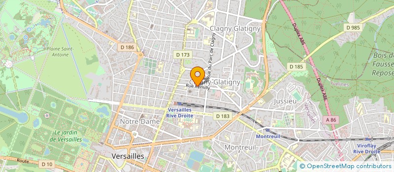 localisation de l'entreprise MONSIEUR CHRISTOPHE HEBERT à VERSAILLES