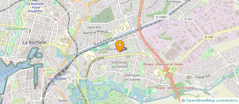 localisation de l'entreprise MONSIEUR CHRISTOPHE HEBRARD  LA ROCHELLE