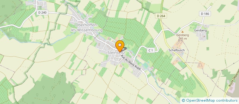 localisation de l'entreprise MONSIEUR CHRISTOPHE HECKY  STEINSELTZ