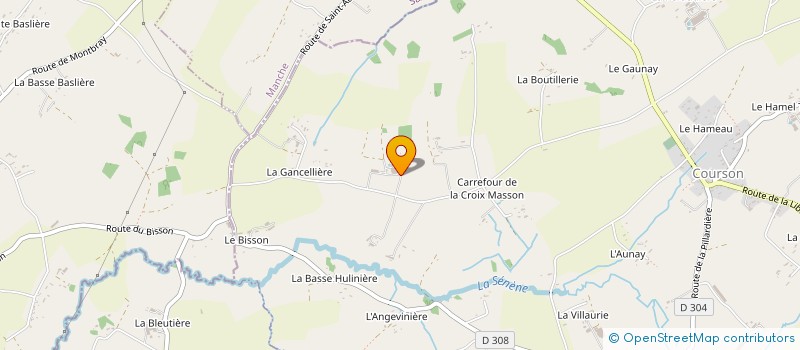 localisation de l'entreprise MONSIEUR CHRISTOPHE HEDOU  LANDELLES-ET-COUPIGNY