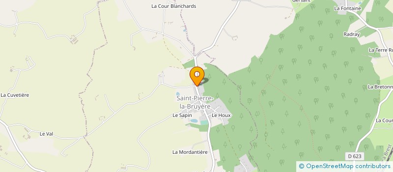 localisation de l'entreprise MONSIEUR CHRISTOPHE HEE à SAINT-PIERRE-LA-BRUYERE