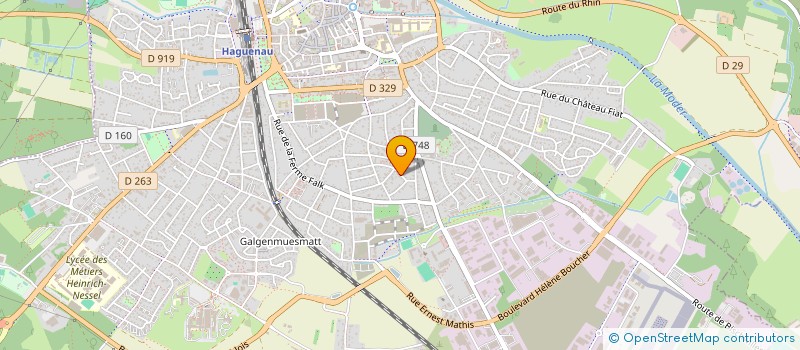 localisation de l'entreprise MONSIEUR CHRISTOPHE HEINRICH  HAGUENAU