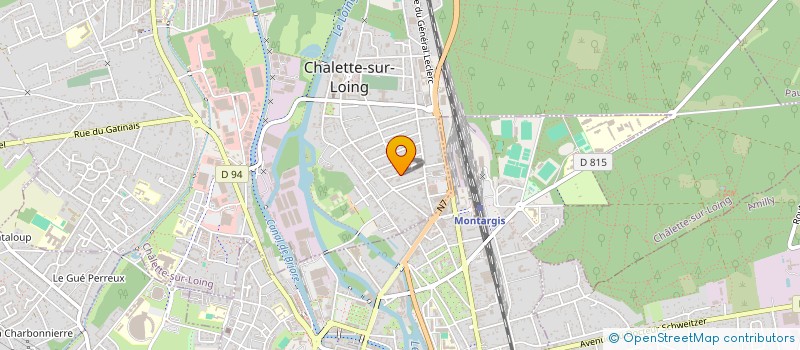 localisation de l'entreprise MONSIEUR CHRISTOPHE HEITZMANN à CHALETTE-SUR-LOING