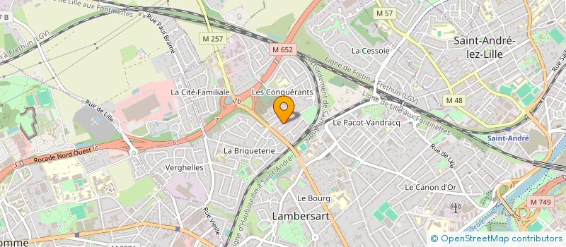 localisation de l'entreprise MONSIEUR CHRISTOPHE HELLEBUYCK à LAMBERSART