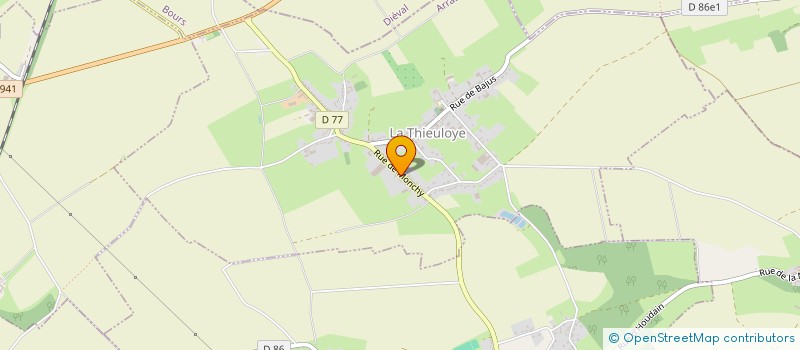 localisation de l'entreprise MONSIEUR CHRISTOPHE HELLEC  LA THIEULOYE