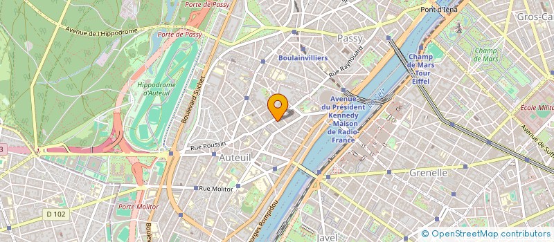 localisation de l'entreprise MONSIEUR CHRISTOPHE HENIQUE  PARIS