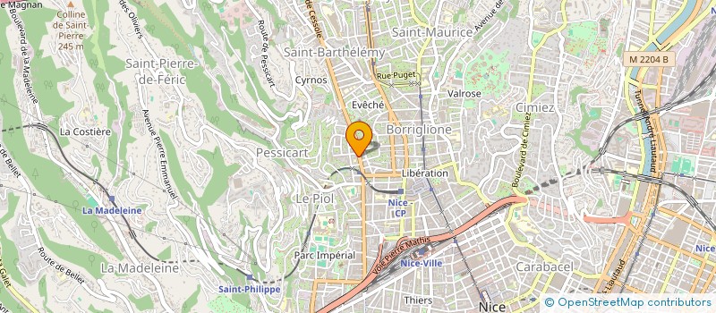 localisation de l'entreprise MONSIEUR CHRISTOPHE HENNETIER à NICE