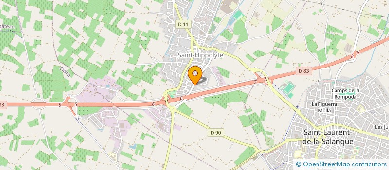 localisation de l'entreprise MONSIEUR CHRISTOPHE HENRIC  SAINT-HIPPOLYTE