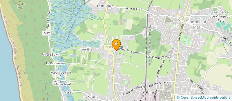 localisation de l'entreprise MONSIEUR CHRISTOPHE HENRY à LES SABLES D'OLONNE