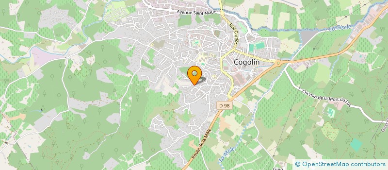 localisation de l'entreprise MONSIEUR CHRISTOPHE HEQUET  COGOLIN