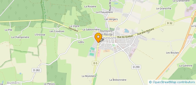 localisation de l'entreprise MONSIEUR CHRISTOPHE HERAULT à TOUROUVRE AU PERCHE