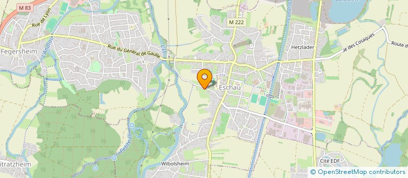 localisation de l'entreprise MONSIEUR CHRISTOPHE HERBEAULT  ESCHAU