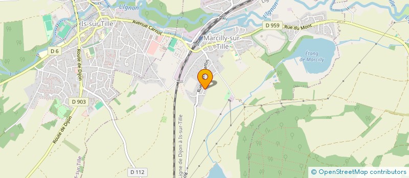 localisation de l'entreprise MONSIEUR CHRISTOPHE HERBELIN  MARCILLY-SUR-TILLE