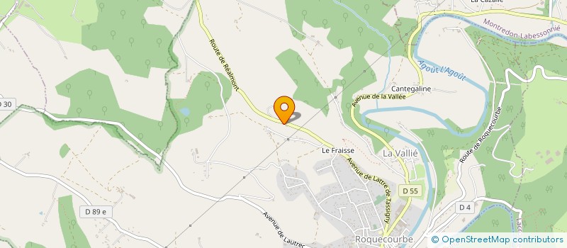 localisation de l'entreprise MONSIEUR CHRISTOPHE HEREDIA  ROQUECOURBE