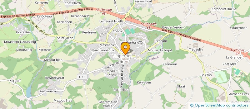 localisation de l'entreprise MONSIEUR CHRISTOPHE HERIVEAU à PLOUGASTEL-DAOULAS