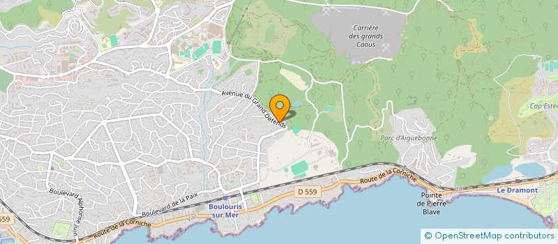 localisation de l'entreprise MONSIEUR CHRISTOPHE HERMELINE  SAINT-RAPHAEL