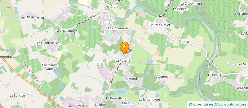 localisation de l'entreprise MONSIEUR CHRISTOPHE HERMON à CHATEAU-THEBAUD