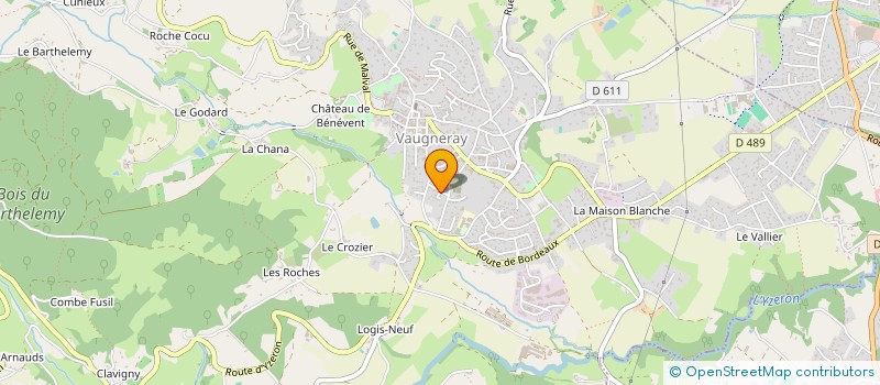 localisation de l'entreprise MONSIEUR CHRISTOPHE HERNANDEZ  VAUGNERAY