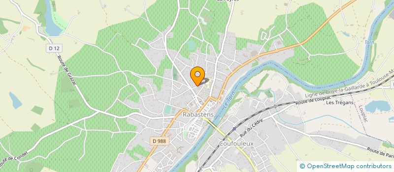 localisation de l'entreprise MONSIEUR CHRISTOPHE HERNANDEZ  RABASTENS