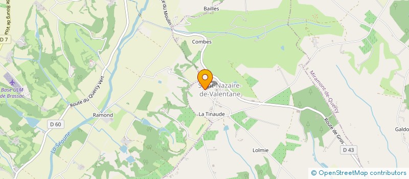 localisation de l'entreprise MONSIEUR CHRISTOPHE HERNANDEZ  MOISSAC