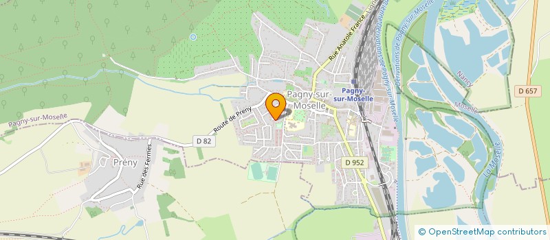 localisation de l'entreprise MONSIEUR CHRISTOPHE HERNANDEZ  PAGNY-SUR-MOSELLE