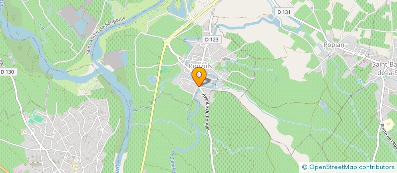 localisation de l'entreprise MONSIEUR CHRISTOPHE HERNANDO  POUZOLS