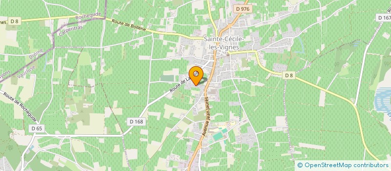 localisation de l'entreprise MONSIEUR CHRISTOPHE HERNERT  SAINTE-CECILE-LES-VIGNES