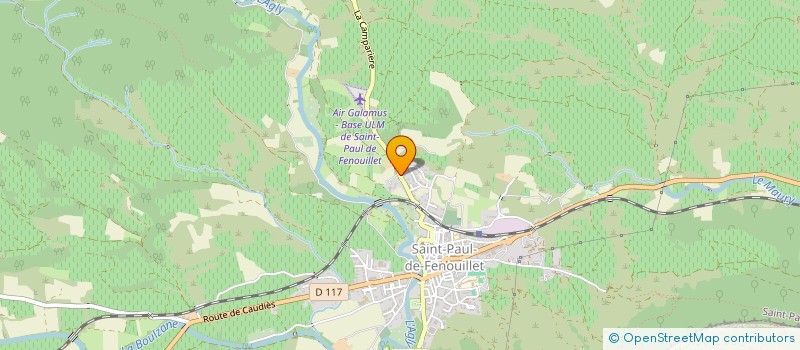 localisation de l'entreprise MONSIEUR CHRISTOPHE HERRERO  SAINT-PAUL-DE-FENOUILLET