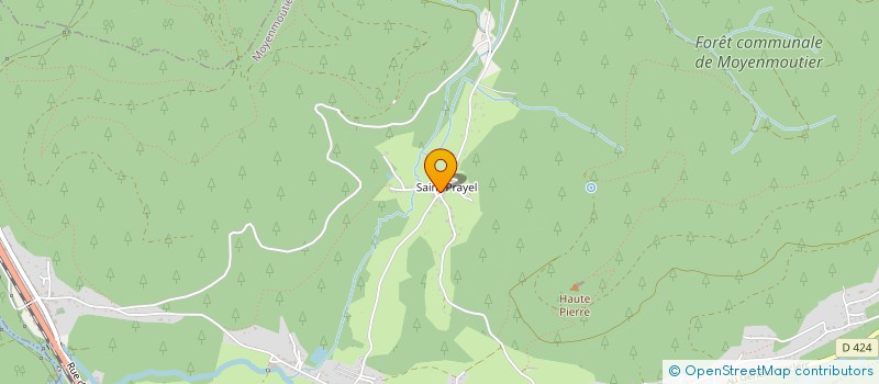 localisation de l'entreprise MONSIEUR CHRISTOPHE HERRMANN  MOYENMOUTIER